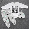 Jul Mina Första Födelsedagkläder För Baby Boy Girl Set Kläder Nyfödd Långärmad Hjort Bodysuit + Pant + Hat 3pc Suit Costume