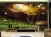 3D壁紙カスタム3D壁画壁紙妖精の森の森ワンダーランドヨーロッパの延長人格の壁壁画壁紙絵画