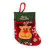 9*13 cm julgran ornament gåvor snögubbe julstrumpor väska gafflar knifetableware platemat mat diy dekor p0.2