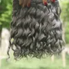 Extensions de cheveux bouclés gris pur vague profonde 3 paquets ruban gris humain vierge trames de cheveux péruviens gris paquets de vague profonde offres pour S3437873