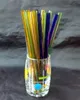 Neue Farbe Stroh Großhandel Glas Bongs Rohre Wasserpfeifen Wasserpfeifen Zubehör Zufällige Lieferung