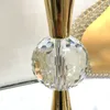 Portavasi in oro con grande sfera di cristallo Centrotavola per tavolo da matrimonio Candelieri porta fiori per decorazioni per la casa per feste