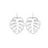 Hollow Monstera Leaf Dangle Earrings Women Ethnic Pineapple Brincos Statement Holiday Jewelry Gifts Lovely Flamingos earring290c