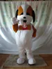 Bruin hond mascotte kostuums geanimeerd thema hond arts cospalie cartoon mascotte karakter halloween carnaval party kostuum