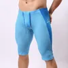 Pantalones cortos para correr para hombre malla ajustada transpirable deportes entrenamiento de gimnasia culturismo bicicleta pantalones cortos masculinos pantalones cortos de compresión para correr