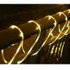 Solar Tube String Light 7m 12m 100led impermeabile filo di rame lampada a filo per giardino all'aperto natale natale festa albero natale decorazione