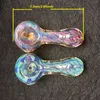 Pipes à main en verre soufflé pour fumer Beatuful Appearance Oil Rig Burners Pipe 2.95 Inch Best Spoon Pipes Free DHL