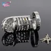 Sweet Dream Dragon 38/41/44/47/50mm Stainless Steel Penis Ring Chastity Device Cock Cage Adult Bondage Sex Toys for Men LF-108 Y1892804