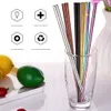 Błyszczący tytan platowany pałeczki antypaltowanie wysokiej jakości 304 stal nierdzewna Rainbow Golden Black Square Chopsticks