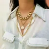 Collier ras du cou Punk Miami cubain, chaîne épaisse exagérée, mode européenne et américaine, pendentif reine, bijoux pour femmes, livraison gratuite