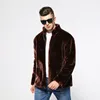 Mingjiebihuo nouvelle mode hommes fausse fourrure veste automne et hiver hommes coréens épais grande taille confortable chaud épais belle veste