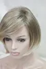 new fashion blonde with brown root ombre short top quality hair straight BOB wig7328247