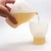 Kırılmaz silikon spor su bardağı taşınabilir katlanabilir 280 ml piknik kupalar bar parti yaratıcı kokteyl şarap bardak