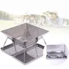 Outdoor Przenośna Składana Grill Ze Stali Nierdzewnej Strona główna Portable-węgiel drzewny Grill-Piekarnik BBQ Kuchenka Charcola Grill Grill