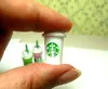 Dollhouse Miniature Coffee Cups Kitchen Food Drink Beverage Scaled Model toy Mini Fairy Garden Simulation Decor Resin craft Ac1286985