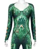 Mera Costume Aquaman Film Version Mera Cosplay Bodysuit 3D Imprimer Lycra Spandex Zentai costume Halloween Party suit4581148