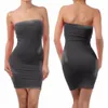 Kobiety Sexy Bez Szwu Bez Ramiączek Dress Off The Ramię Slim Sukienka Stretch Tight Party Club Dress Bodycon Elastyczna Rura Mini