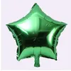 10шт 10-дюймовый пятиконечный алюминиевая фольга Balloon Baby Shower Children182w