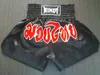 Czarne szorty MMA Muay Tajskie Wydajność techniczna Falcon Spodenki Odzież Thai Boxing Boxeo MMA Spodnie Sportowe Boks