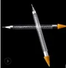 Wax Bit Dotting Pen Nail Art Dotting Manicure Tools Double-ended Point Drill Pen Nail Dotter Verktyg för Nail Art