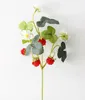 작은 꽃 장식을 가진 인공 꽃 딸기 뽕나무는 과일을 손으로 시뮬레이션하는 데 사용되었습니다 DIY 재료 BP056
