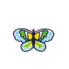 10 pièces bricolage papillon rayure broderie vêtements patchs pour appliques accessoires fournitures Patch pour colle couture vêtement tissus Badges Patch