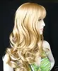 Details about Fashion long wavy mix blonde like human hair full wig Wigs