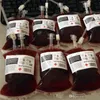 350 ㎖ 혈액 주스 에너지 음료 가방 할로윈 이벤트 파티 파우치 소품 뱀파이어 재사용 가능한 포장 가방 c258 공급