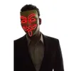 Newly Light Up LED Mask V for Vendetta Anonymous Guy Fawkes Costume Cosplay Cool 10 ColorRetail344L
