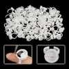 100 st/set engångslim Permanent Makeup Ring Tattoo Ink Pigment Holder Rings Container/Cup L Storlek Gratis frakt