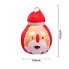 1pcs 26 inch Kids Stuffed Santa Claus Plush Toy Storage Bean Bag Christmas Canvas Pouch Stripe Chair Red Clothing Storage Bag