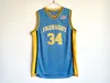 남자 고등학교 34 Kevin Garnett 저지 블루 팀 Farragut 농구 유니폼 유니폼 스포츠 고품질