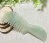 Natural Jade Massage Hairbrush Head Massager Combing meridians hair protection prevent trichomadesis