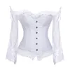 white wedding corsets