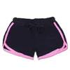 7 kleuren vrouwen katoen yoga sport shorts gym leisure homewear fitness broek trekkoord zomer shorts strand lopende oefenbroek