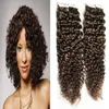 Brasilianska Curly Virgin Hair Skin Weft Tape Hårförlängningar 100g 40st / packtape i mänskliga hårförlängningar