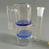 Transparent glass hookah dust collector with sintering disc and turbo filter AC-008