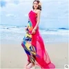 Mulheres Sexy Swimwear Bikini Cover Ups Moda Wraps Sunbathing Xale Beachwear Vestidos de Verão Sunscreen Impressão Poncho Sarong Cachecóis B3948