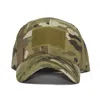 Camouflage Baseball Cap Casquette Outdoor Tactical Cap Military Sun Hat Sports Magic Stickers Caps Accessories Cheap DHL
