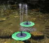 Hoge Kwaliteit Outdoor Garden Fountain Simulation Lotus Leaf Suspension Solar Water Sprink 200L / H DC Waterpomp Zonne-vijver Fontein 7 V 1.4W