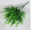 Christmas Tree Ornaments Artificial Plants Plastic Green Plants Artificial Leaf Stems For Home Office Party Decoration