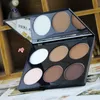 Maycheer 3D Carry Bright 6 Töne Grooming Pressed Powder Matte Face Powderr Palette Compact Modern Fashion Facial Makeup3155075