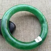 56mm Certified (Grade A) 100% Naturlig lavendel Jadeite Jade Armband Bangle A561