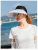 도매 여름 스포츠 단순화 된 디자인 큰 처마 빈 상단 썬 스크린 야외 특수 sunless 모자 접이식 사이클링 일 음영 패션 모자