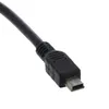 OOTDTY New Micro USB B Male To Mini USB 5 Pin Male Data Adapter Converter Cable Cord