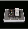 RJ45 Network Adapter+TV Antenna Coaxial Wall Mount Output Faceplate Panel Socket G07 Great Value April 4