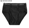 Giordano män underkläder män briefs solida underkläder män Giordano Ropa Interior Underkläder Masculina 6 Pack Mens Briefs Hombre