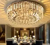 Dia800 Dia680 Dia500 H300mm Modern Round Crystal Chandeliers LED Ceiling Lamps Home Lighting For Living Study Room BedRoom Bar 2913