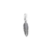 Charms DIY New Collection Wholesale Authentic 925 Sterling Silver Spiritual Feather Pendant Pandora Charm Fits For Bracelet 397216