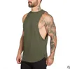 mens sleeveless t shirts Summer Cotton Male Tank Tops gyms Clothing Bodybuilding Undershirt Golds Fitness tanktops tees